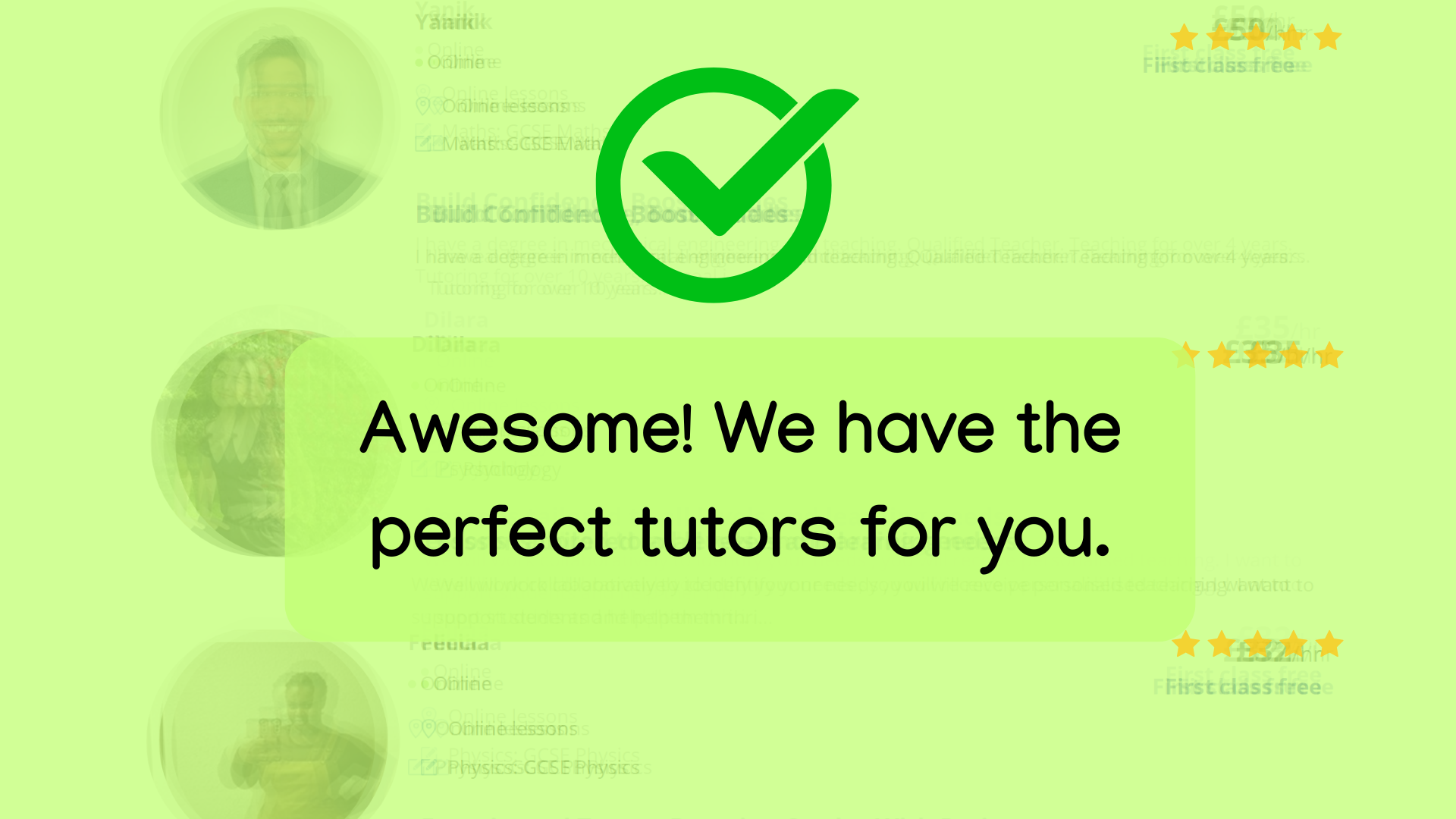 Perfect Matches for You
